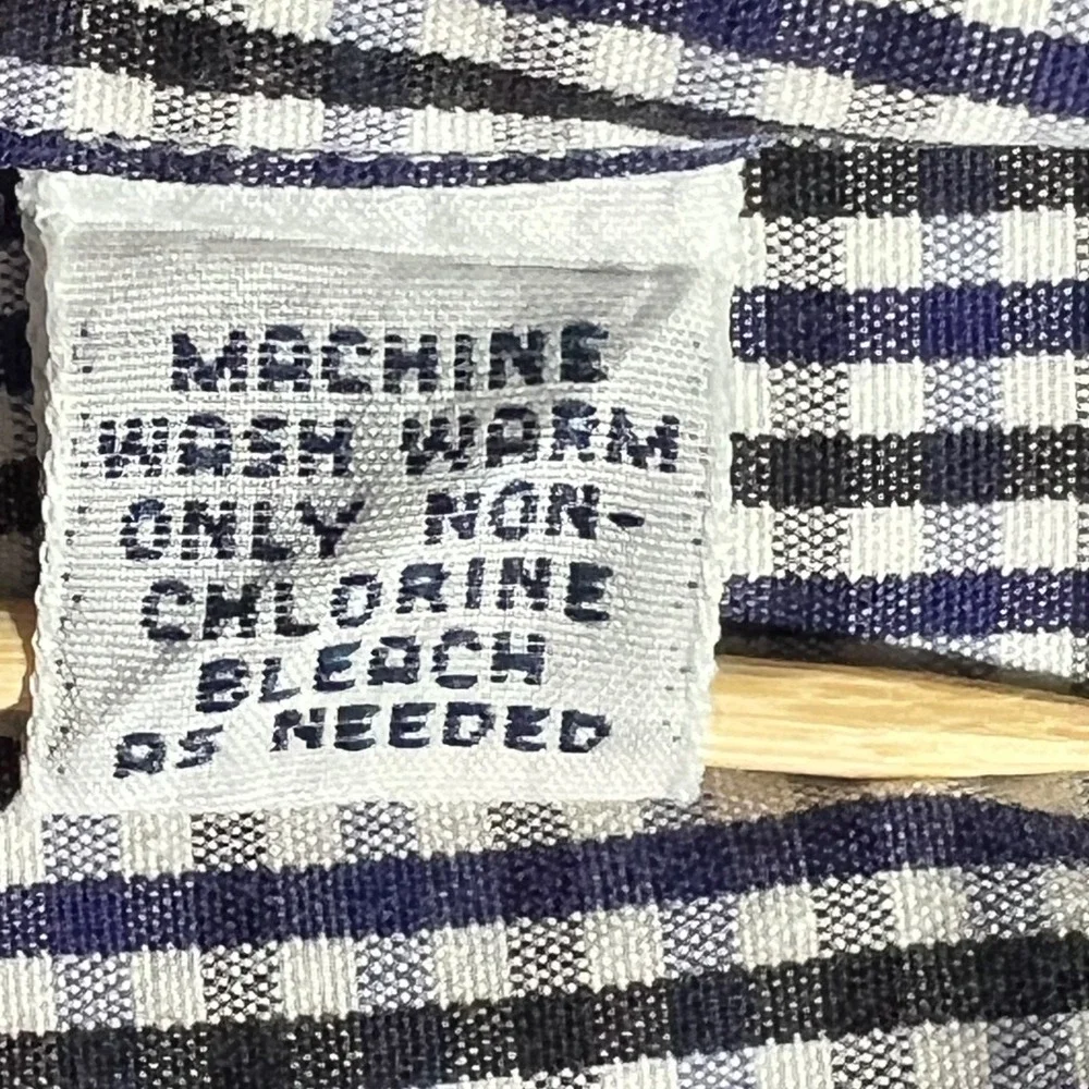 Polo Ralph Lauren Philip‎ Sport Mens XXL Gingham Check Short Sleeve Shirt Navy